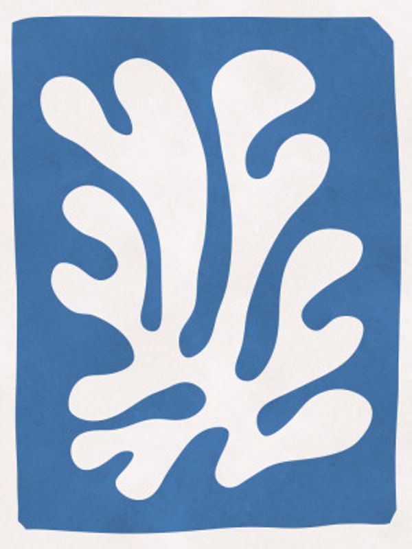 White Coral Silhouette