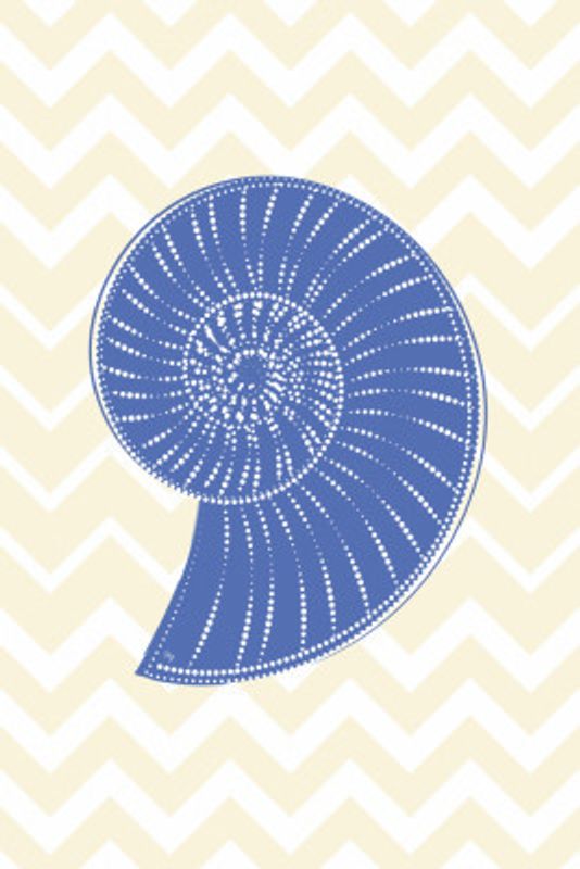 Blue Spiral Shell