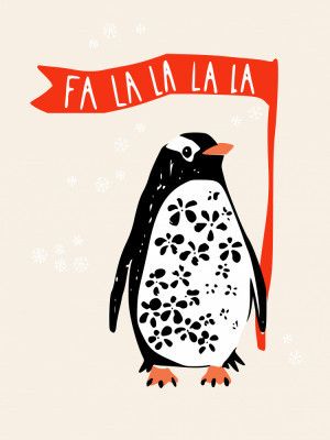 Fa La La La Festive Penguin