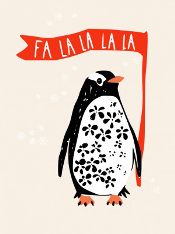 Fa La La La Festive Penguin