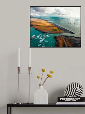 Jökulsárlón from above