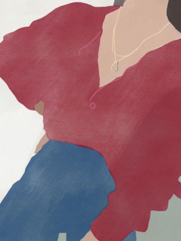 minimalist Faceless Figure