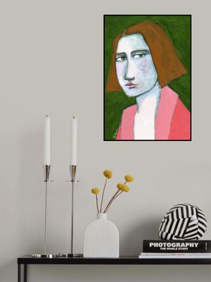 Woman in Pink Jacket