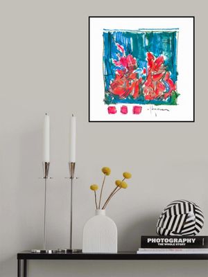 Pink Blossoms Abstract