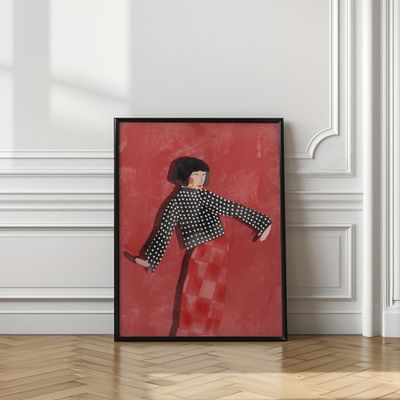Dancing Woman Red Style