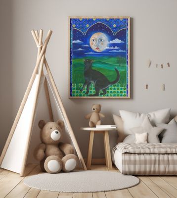 The Cat and the Moon