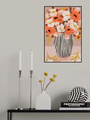 Striped Vase Blooms