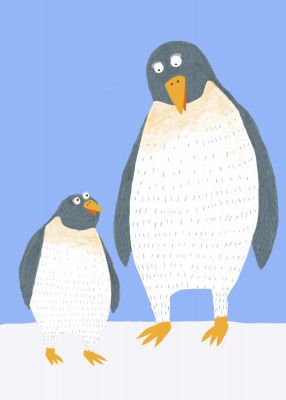 You Are Loved! Mommy and Baby Penguin by Illustrator Carla Daly