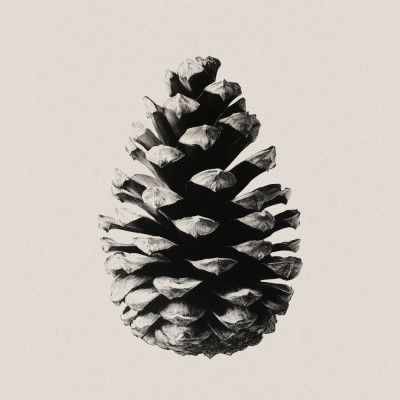 Pinecone Silhouette