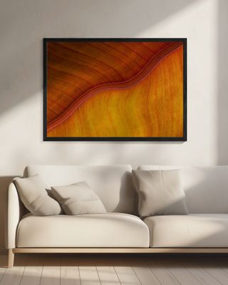 Yellow plus orange equals a leaf in late fall