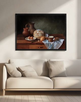 С хлебом и молоком