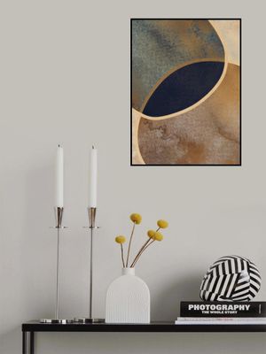 Abstract Circles With Gold 1