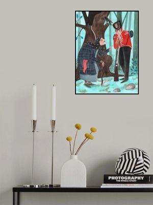 Fairy tale soldier and the witch