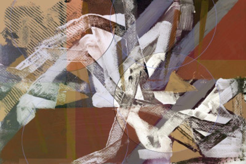 Abstract Circles and Textures 3