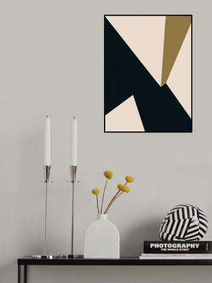 Geometric Shapes With Contrasting Colors