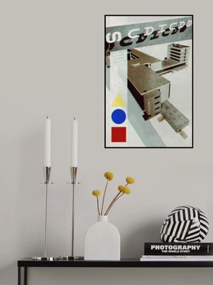 Bauhaus Dessau architecture in vintage magazine style III