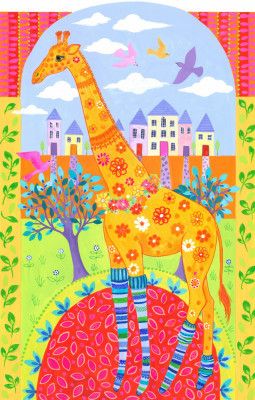 Giraffe In Leg Warmers