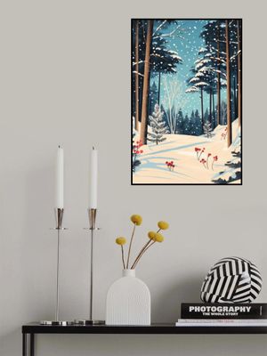 Christmas Snowy forest
