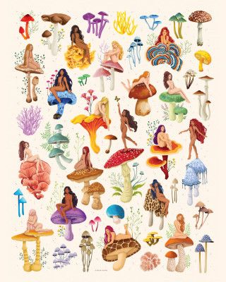 Mushroom Nymphs Light