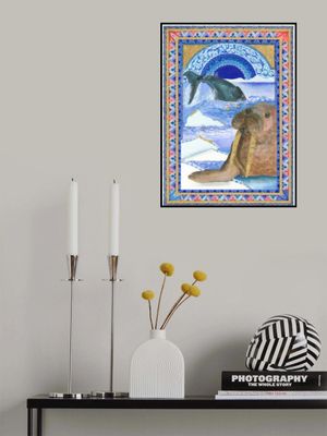 Walrus and Whale from an Alphabet of Animals