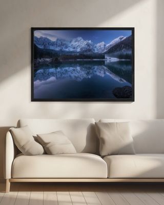 Mystical winter morning