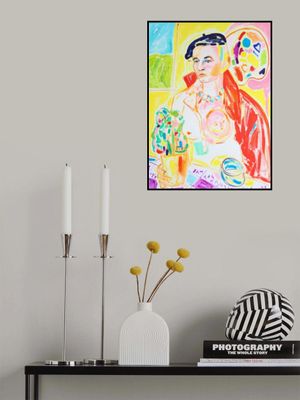 Self Portrait After Dick Ket, Tamara Jare, oil on canvas, 2024