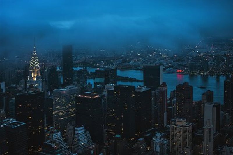 rainy day in the city