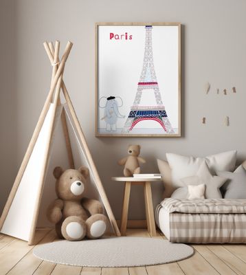 "Landmark25" Eiffel Tower, Paris