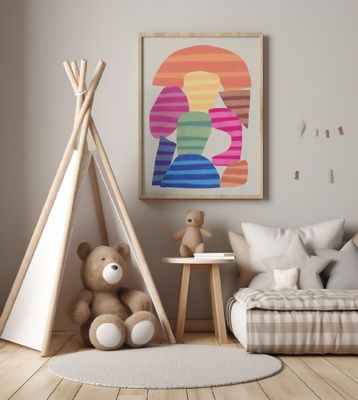 Vibrant Geometric Shapes