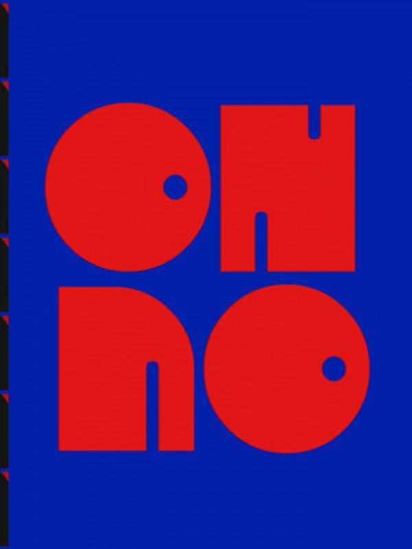 Bold Letters, Blue Background