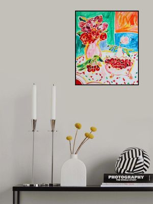 First Cherries, Tamara Jare, oil on canvas