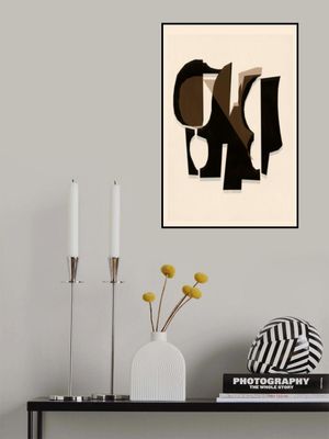 Black and White and Brown Relief 3