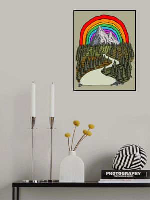 Mountain Rainbow Landscape
