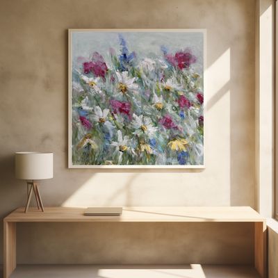 Daisy in Pink White and Yellow Hues