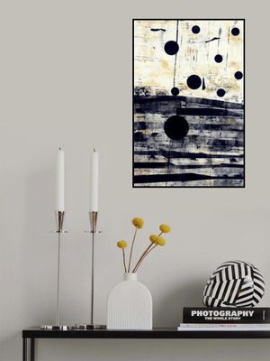 Geometric Black Circles And Lines