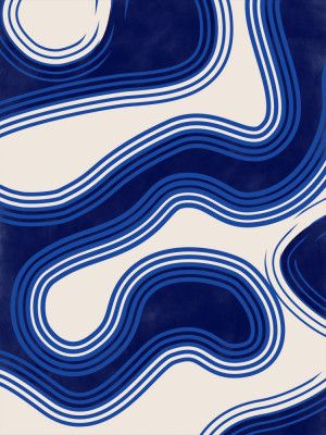 Blue Wave Patterns