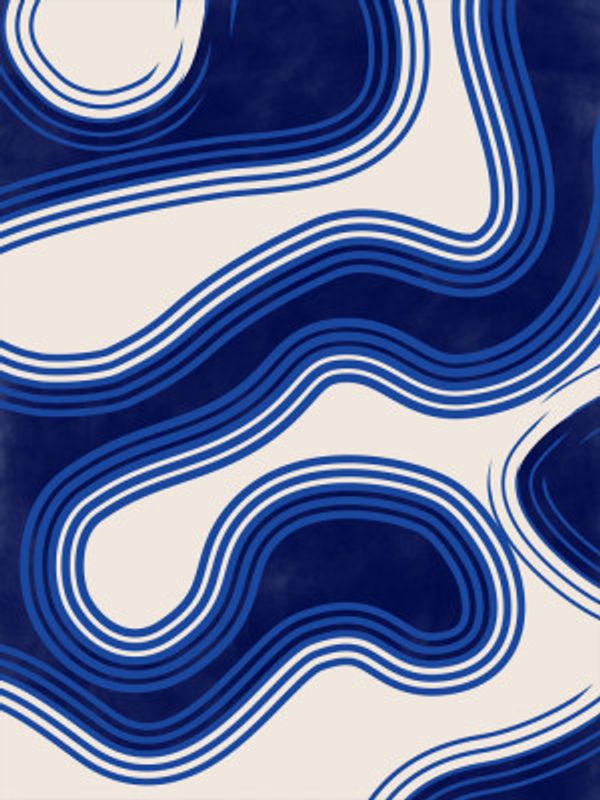 Blue Wave Patterns