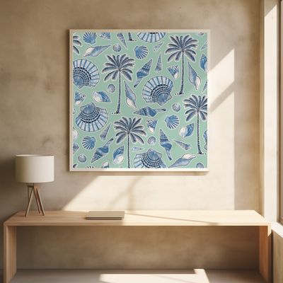Sea Shells and Palmtrees Mint