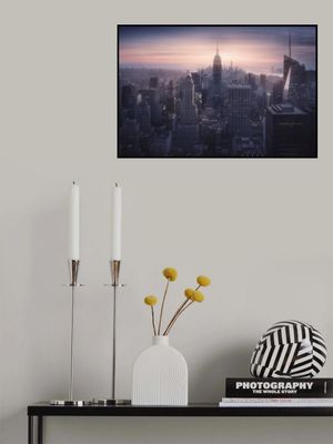 Manhattan going into the night