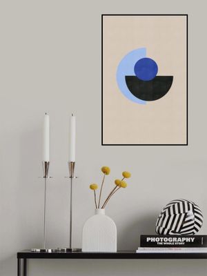Abstract Blue Circle