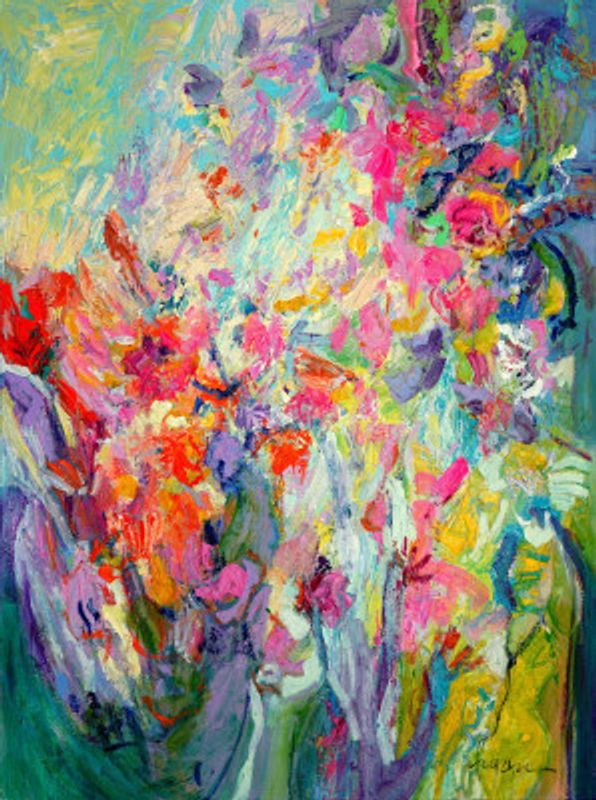 Vivid Floral Symphony