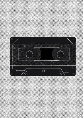 Black And White Cassette