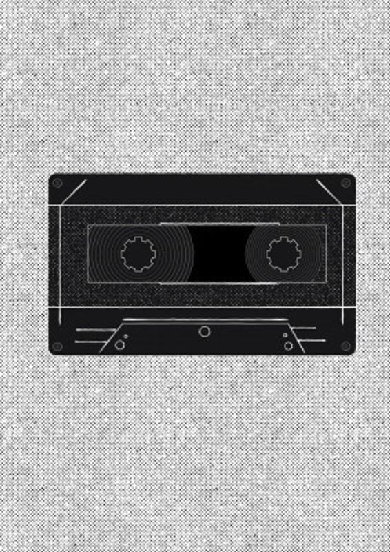 Black And White Cassette