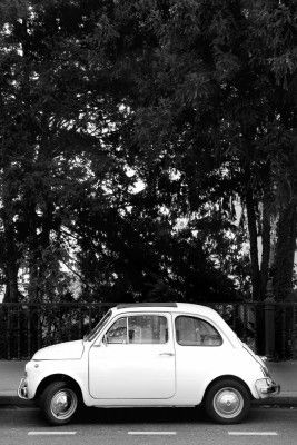 Mini Car B&w