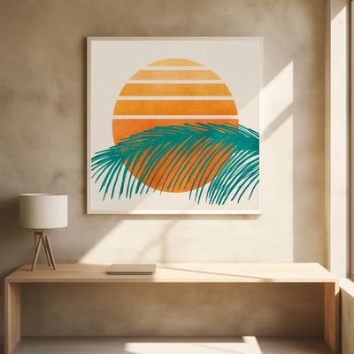 Retro Tropical Sunset 2