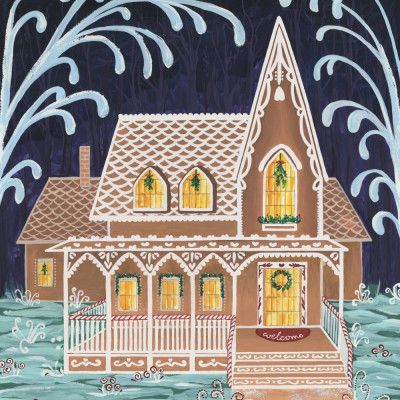 Sweet gingerbread house