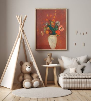 Bouquet In a Chinese Vas