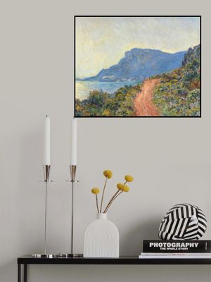 La Corniche Near Monaco (1884) By Claude Monet