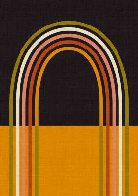 Geo Shapes Fall 21 Rainbow Arc