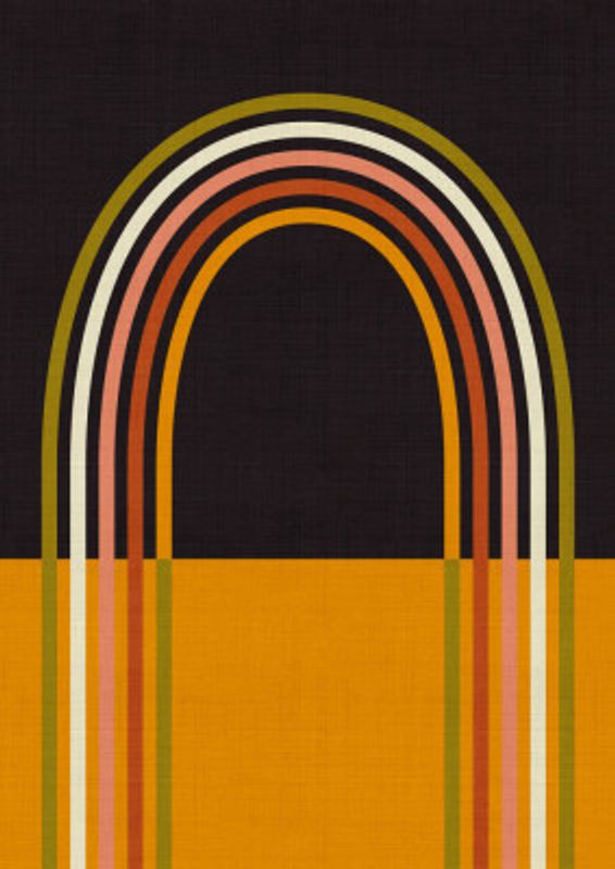 Geo Shapes Fall 21 Rainbow Arc